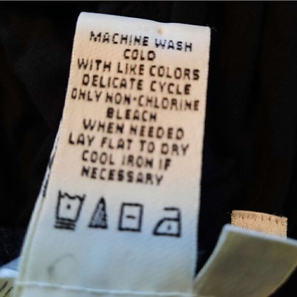 Max Studio Cap Sleeve Square Neck Ruched Ruffle Top Black - Picture 16 of 16